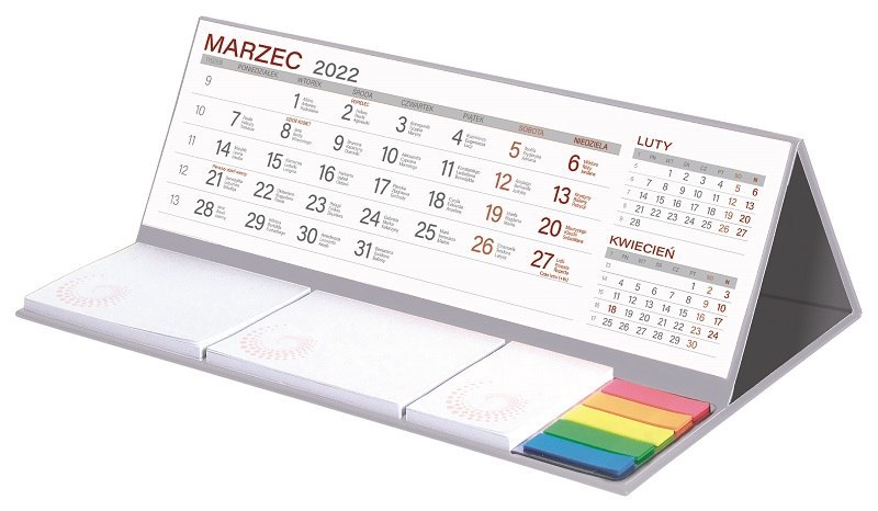 KALENDER DES STEHSCHREIBTISCHS 21X20 064B AKC POP WN